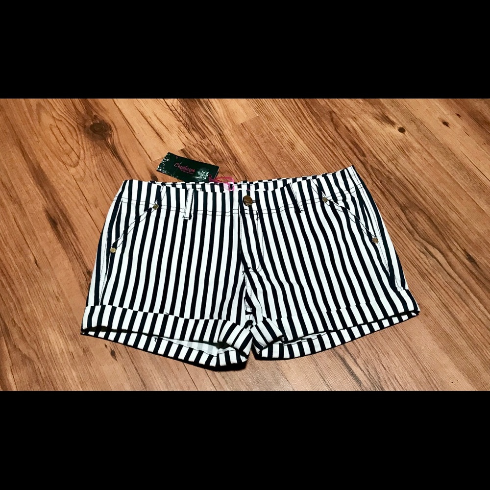 So Sweet Striped Shorts